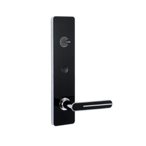 zinc alloy black color rfid hotel door lock
