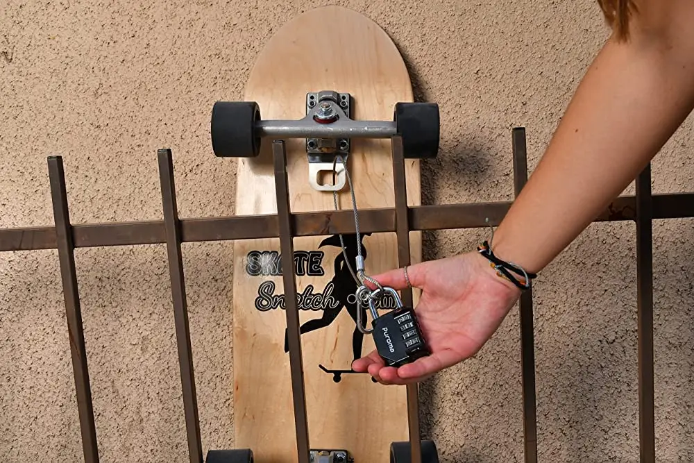 skateboard lock 1
