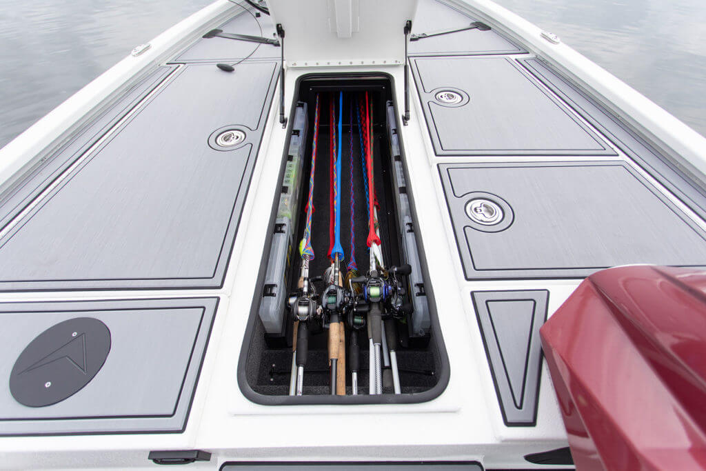 boat rod locker storage system 2